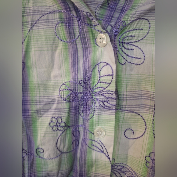 Baxter & Wells button down blouse size XL - Picture 2 of 3